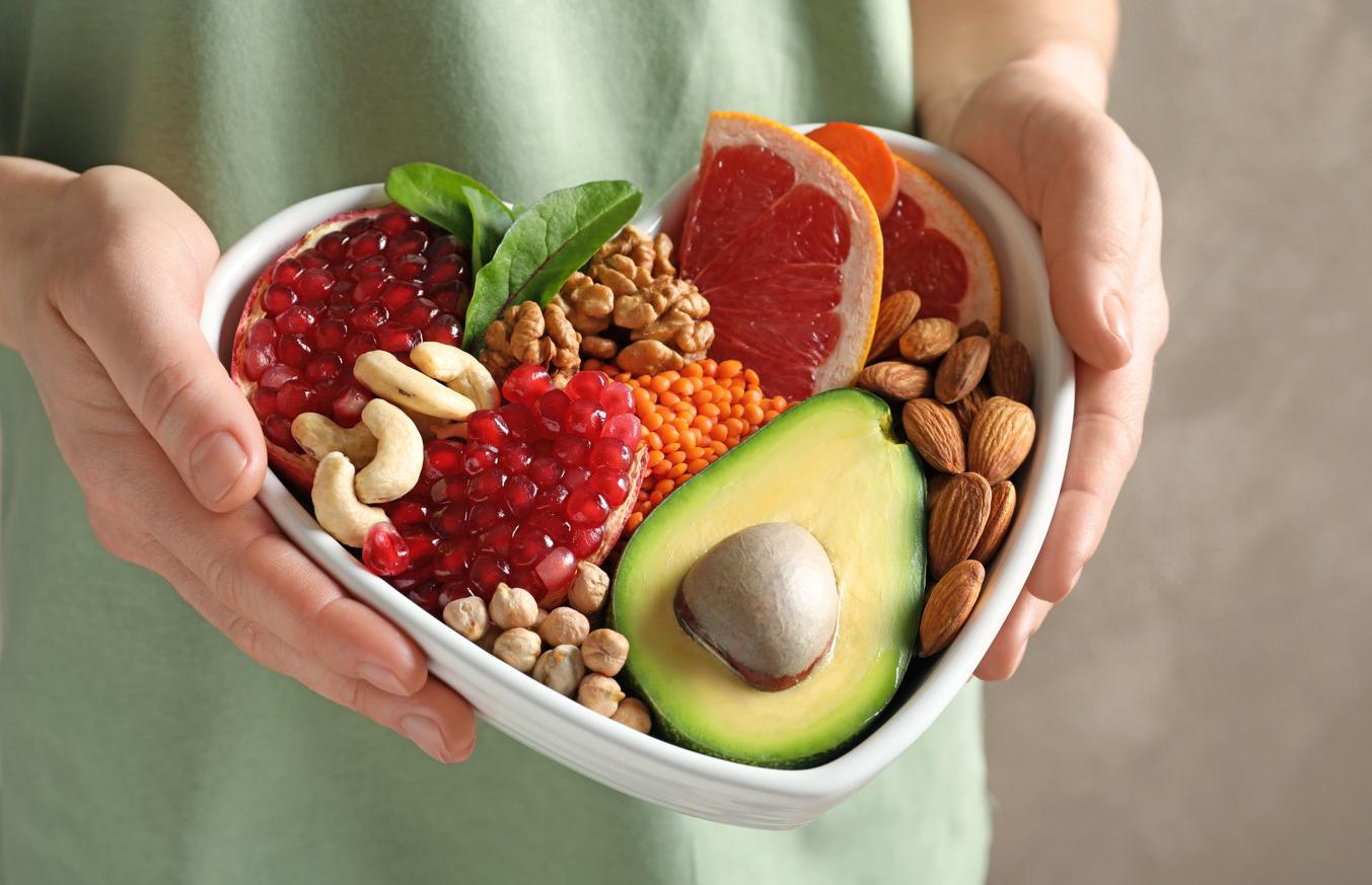 Alimentos frescos y estilo de vida activo